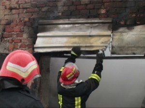incendiu garaj