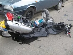 accident mopedist