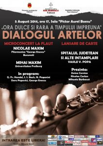 Afis eveniment 5.08.2014-Muzeul de Arta ion Irimescu