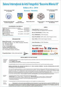 Salonul Internaţional de Artă Fotografică „Bucovina Mileniul III” 2014