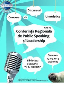 afis toastmasters suceava