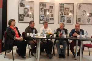 angela-furtuna-tudorel-urian-pavel-susara-devis-grebu-felix-nicolau-1 lansare muzeul literaturii romane 6 iunie 2014