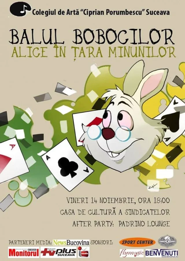 afis bal colegiul de arta suceava 2014