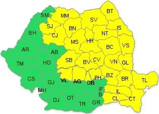 cod galben 16-17 iunie