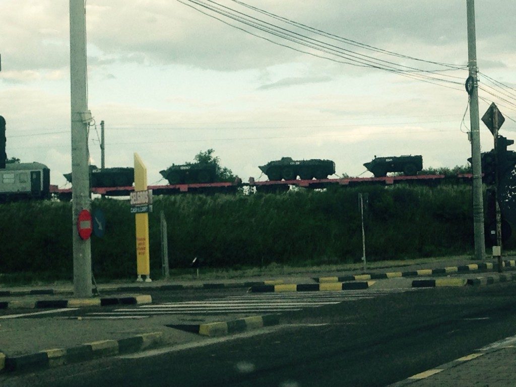 echipament militar tren