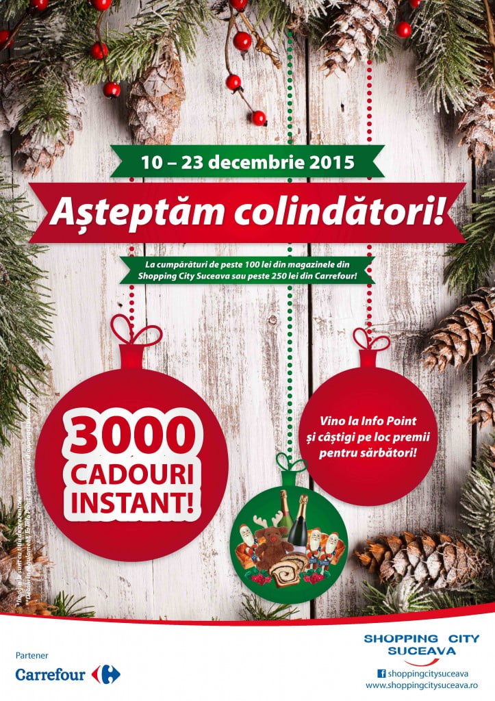 Afis Campania - Asteptam colindatori