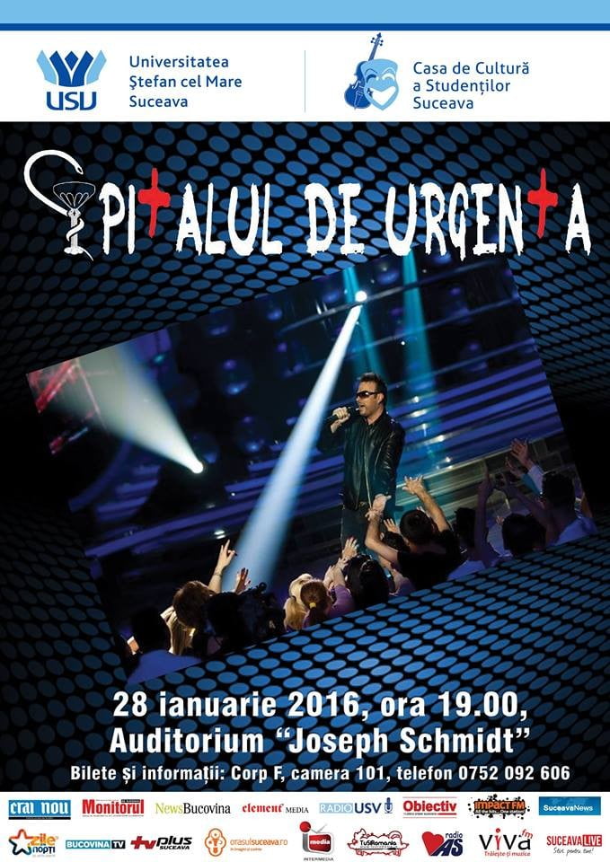 afis concert spitalul de urgenta