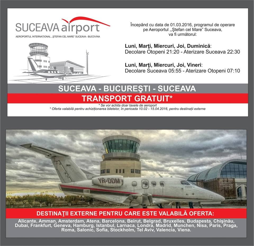oferta aeroport programului vară
