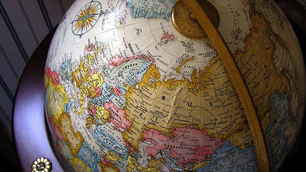 geografie glob pamantesc