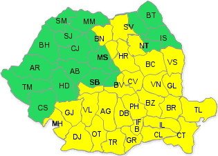 meteo atentionare