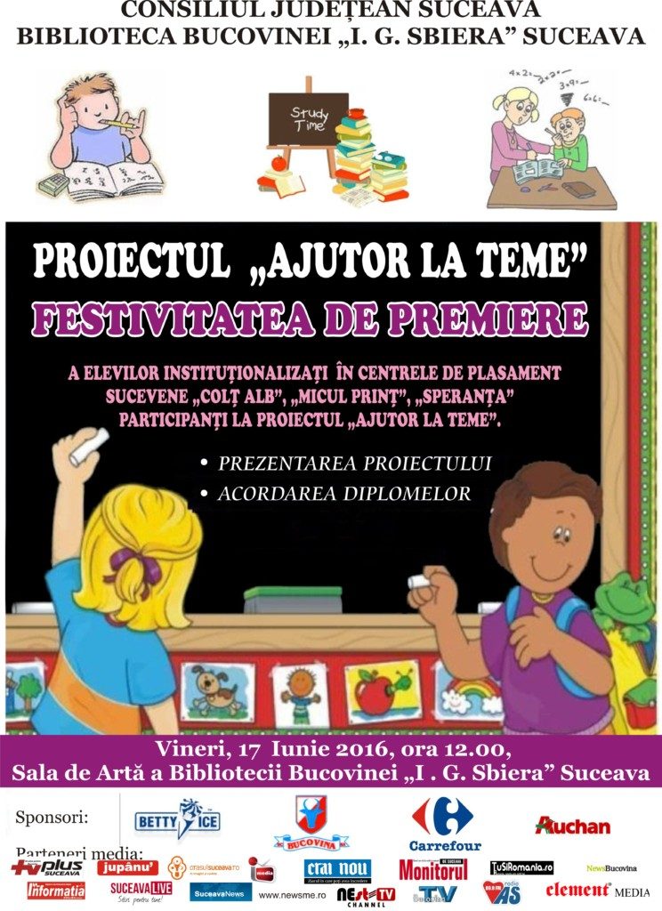 AJUTOR LA TEME 2016