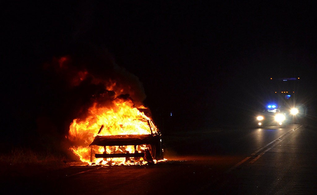 masina incendiu