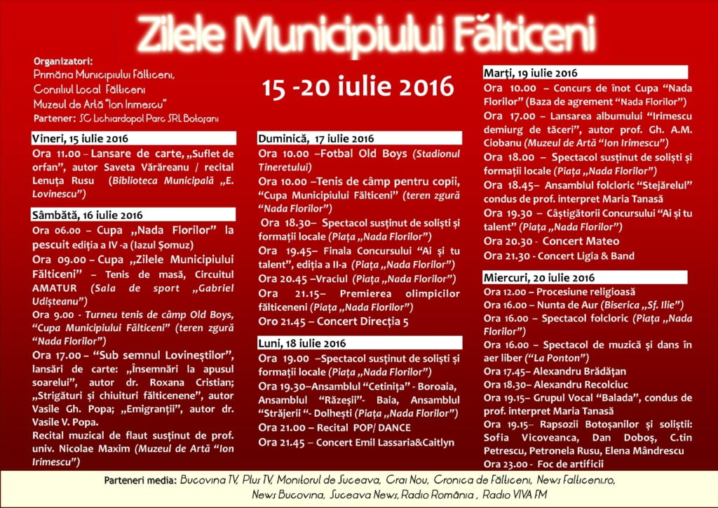 ZMF Detaliere evenimente