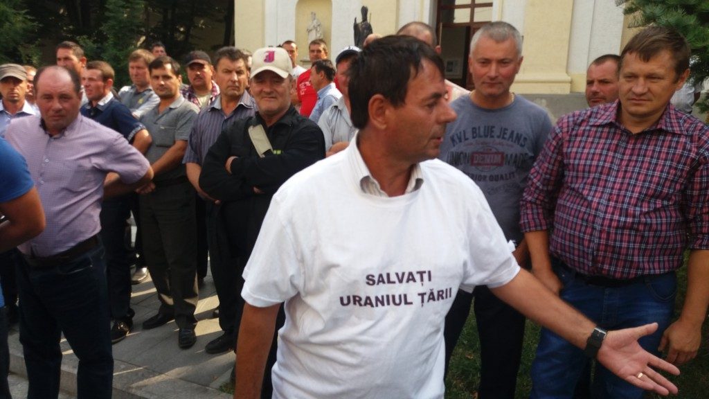 Mineri uraniu protest (9)