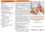 Pliant profesioniști – Ziua Mondială pentru Siguranța Pacientului (ZMSP) – 2019 – 001