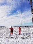 gel gaz grid interventie iarna electricitate muncitori stalp