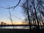 apus vreme apa lac iaz toama primavara peisaj