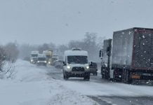 Informare meteorologică – vreme rece persistentă, ninsori moderate, strat nou de zăpadă și viscol în estul țării până joi dimineață