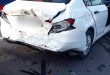 Accident în lanț pe strada Cernăuți: un bărbat de 68 de ani din Salcea, fără permis, a provocat tamponarea a patru autovehicule