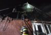 Incendiu în Hurjuieni: Cabinet stomatologic și locuință afectate