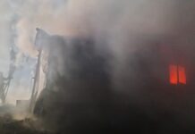Pagube de circa 100.000 de lei în urma incendiului care a distrus o casă din Gulia