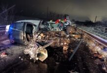 Accident rutier grav în Rădăuți: Patru persoane implicate, trei încarcerate – una în stare de inconștiență