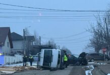Accident la Șcheia: Tânără rănită după ce șoferul unei autoutilitare nu a acordat prioritate