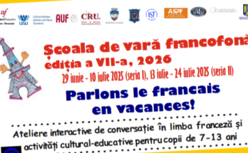 Școala de vară francofonă, ediția a VII-a, revine la Suceava: „Parlons le français en vacances!”