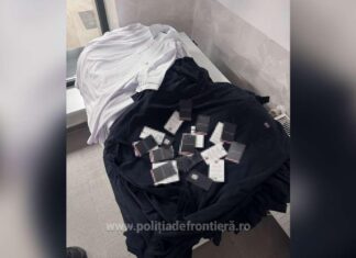 Două femei din Ucraina depistate în PTF Siret cu sute de articole de îmbrăcăminte contrafăcute