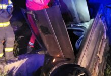 Accident rutier grav în Rudești: tânără de 18 ani, încarcerată și transportată în stare de inconștiență la spital
