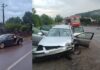 Accident rutier la Brodina: Doi șoferi, transportați la spital după coliziunea a două autoturisme