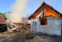 Incendiu într-o gospodărie din Voievodeasa: Pompierii au salvat casa de locuit și o anexă