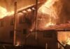 Pagube de 800.000 de lei în urma incendiului din Ostra. În locuință nu era nicio persoană, iar incendiul a fost anunțat de o vecină