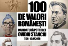 „100 de valori românești” – Expoziție de caricatură semnată de Ovidiu Stanciu la Muzeul Național al Bucovinei