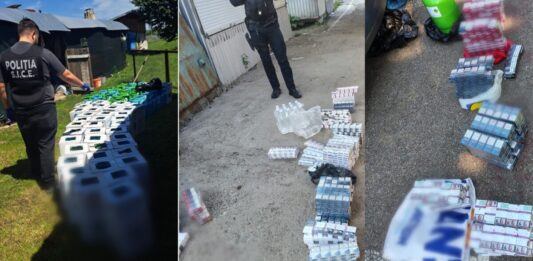 Cinci persoane plasate sub control judiciar în urma unei ample operațiuni împotriva contrabandei cu țigarete și produse accizabile în Suceava