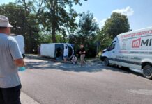 Accident cu un rănit într-o intersecție din Bosanci după ce un șoferul nu a respectat STOP-ul
