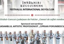 Etapa finală a Festivalului-Concurs Județean „Comori de suflet românesc”, în cadrul celei de-a XXXVII-a ediții a Festivalului Internațional de Folclor „Întâlniri Bucovinene”