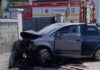 Cinci răniți între care trei copii la spital după ce mașina a lovit un cap de pod în localitatea Satu Mare