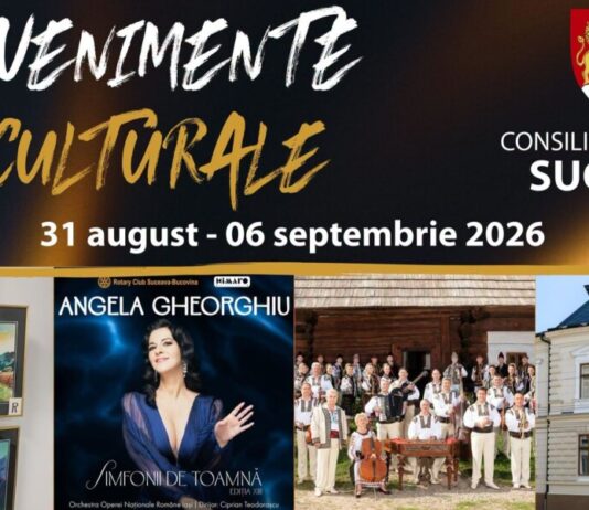 Agenda culturală bogată în Suceava: de la marcarea Zilei Limbii Române la Simfonii de Toamnă cu Angela Gheorghiu, până la Festivalul Fructelor de Pădure