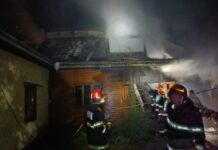 Incendiu la o gospodărie din Voitinel. Pompierii intervin cu șase autospeciale de stingere