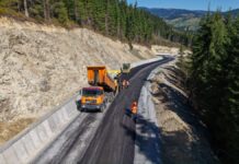Președintele Șoldan anunță progres consistent pe drumul județean Panaci–Bilbor care se apropie de finalizare: L-am preluat la un stadiu fizic de circa 30% și cu întârzieri mari.