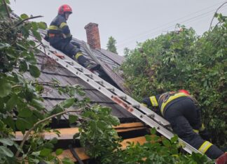 Furtuna de joi seară a doborât arbori și a smuls acoperișuri în județul Suceava. Intervenții ISU la Salcea, Râșca, Ciumârna și Moara