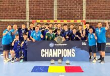 Handbalistul sucevean Ianis Chiruț, campion european și cel mai bun centru al turneului M18