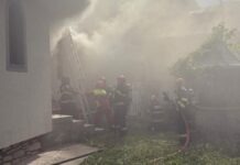 Incendiul la Paraclisul Mănăstirii din Sfântu Ilie a izbucnit de la efectul termic al curentului electric