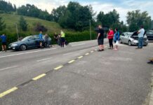 Accident pe DJ 177A, în Doroteia. Trei persoane rănite ușor într-o coliziune în lanț