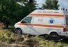 Accident la Ipotești: Un autoturism a intrat în coliziune cu o autosanitară ce transporta o pacientă