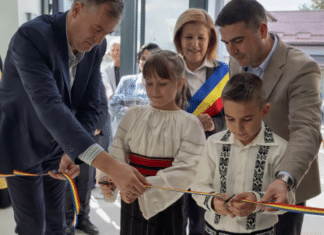 Gheorghe Șoldan, la inagurarea noului corp de școală la Voitinel: investiție de 8,7 milioane de lei finalizată în doar 11 luni