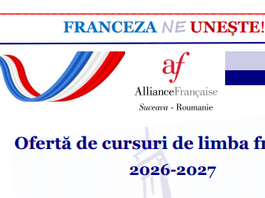 Alianța Franceză din Suceava își reia activitatea. Înscrieri la cursuri de franceză, între 8 și 25 septembrie