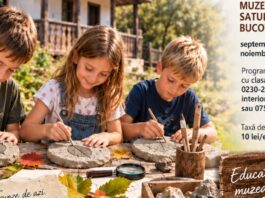 Misterul frunzelor împietrite, descoperit de copii la Muzeul Național al Bucovinei