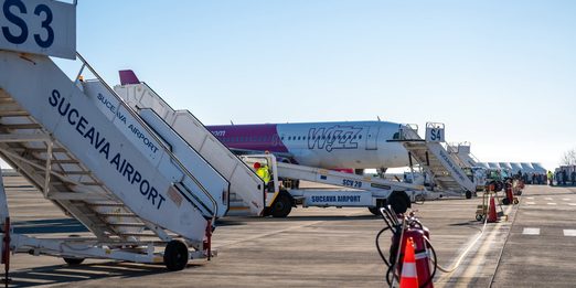 Record de trafic la Aeroportul Suceava: 108.036 de pasageri în august, a treia lună consecutivă peste 100.000